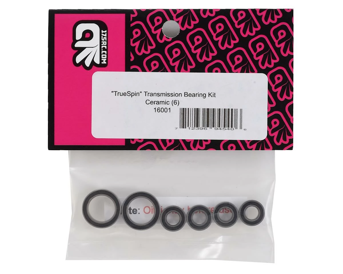 175RC Ceramic "TrueSpin" Transmission Bearing Kit (6) 2 175RC Ceramic "TrueSpin" Transmission Bearing Kit (6) - Image 2