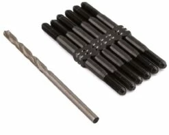 175RC B6.2/B6.2D HD Titanium Turnbuckle Set (Black) (6)