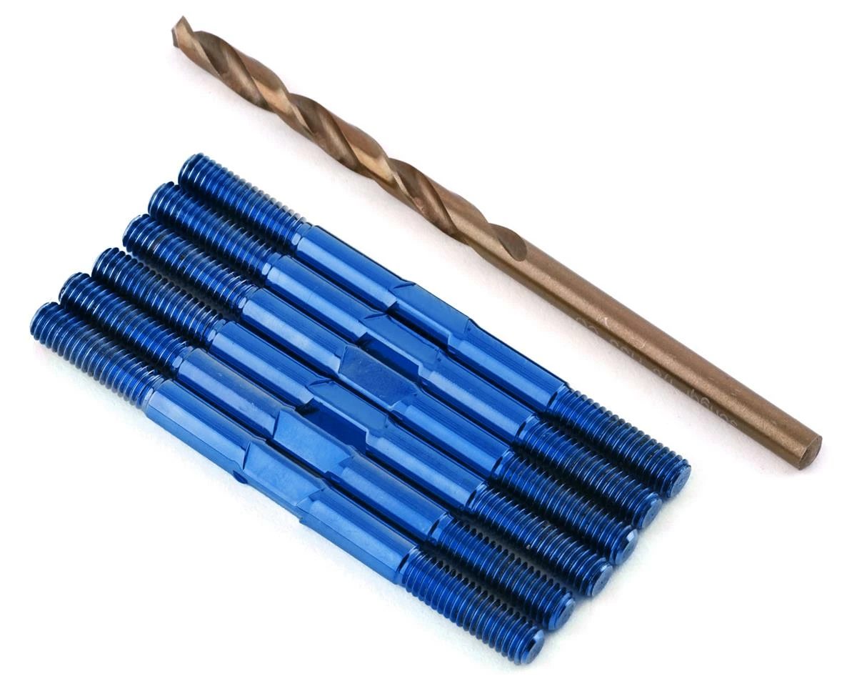 1UP Racing RC10B6.3/DR10 Pro Duty Titanium Turnbuckles (Triple Polished Blue) 1 1UP Racing RC10B6.3/DR10 Pro Duty Titanium Turnbuckles (Triple Polished Blue)