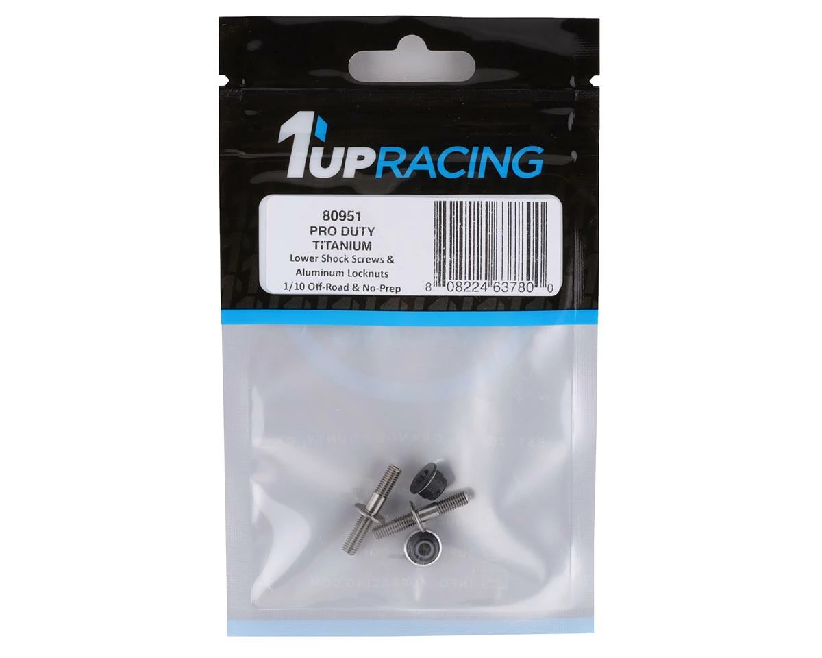 1UP Racing B6 Perfect Center Titanium Lower Shock Screws 2 1UP Racing B6 Perfect Center Titanium Lower Shock Screws - Image 2