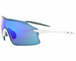Optic Nerve Fixie Pro Sunglasses (Shiny White) (Smoke Blue Mirror Lens)