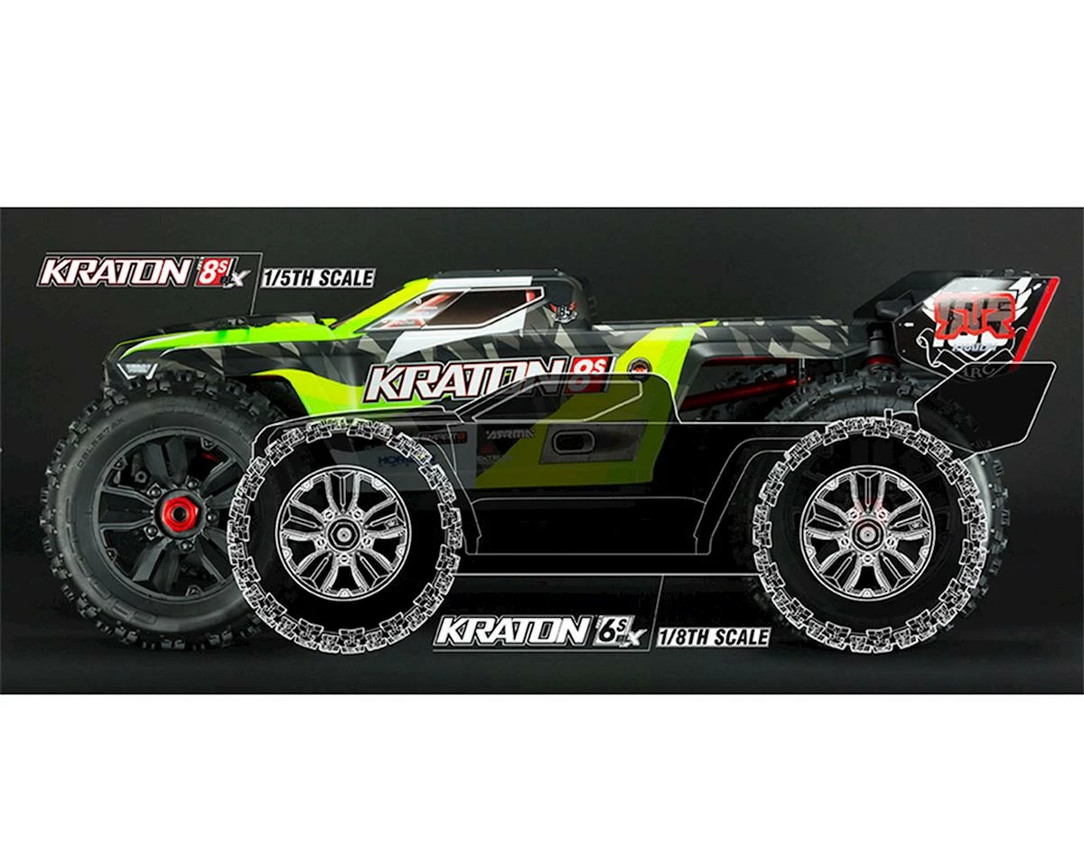 Arrma Kraton 8S BLX Brushless RTR 1/5 4WD Monster Truck (Green) w/DX3 Radio, Smart ESC & AVC 2 Arrma Kraton 8S BLX Brushless RTR 1/5 4WD Monster Truck (Green) w/DX3 Radio, Smart ESC & AVC - Image 2