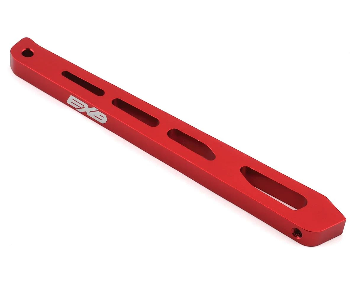 Arrma EBX 120mm Rear Center Aluminum Chassis Brace (Red) 1 Arrma EBX 120mm Rear Center Aluminum Chassis Brace (Red)