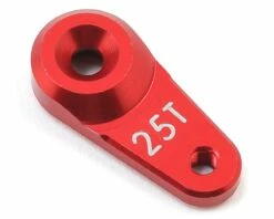 Arrma Aluminum Servo Horn (25T-ProTek/Savox/Futaba) (Red)