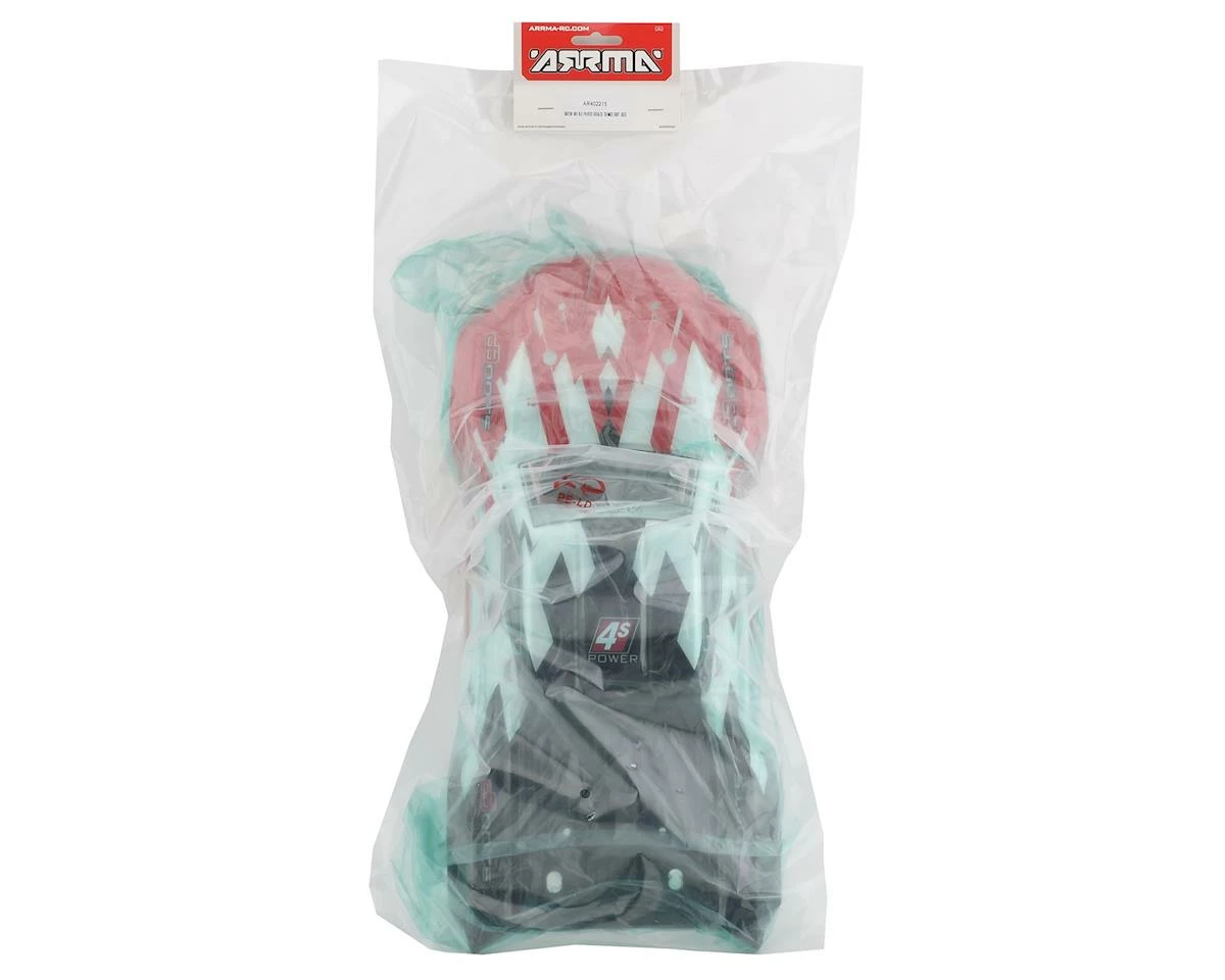 Arrma 4S Kraton 4x4 BLX Pre-Painted Body (Red) 2 Arrma 4S Kraton 4x4 BLX Pre-Painted Body (Red) - Image 2