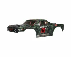 Arrma Painted Body, Black/Green: Senton 6S BLX