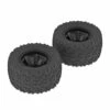 Arrma 1/10 Copperhead MT Front/Rear 2.2/3.0 Pre-Mounted Tires (Black) (2) w/12mm Hex