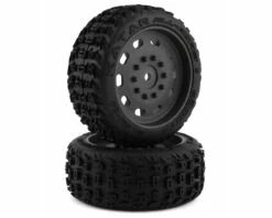 Arrma DBoots Katar 35/085 2.4 Pre-Mounted Tires (2) (Grey) w/14mm Hex