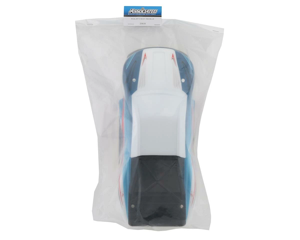 Team Associated Rival MT10 Body (Red/Blue) 3 Team Associated Rival MT10 Body (Red/Blue) - Image 3