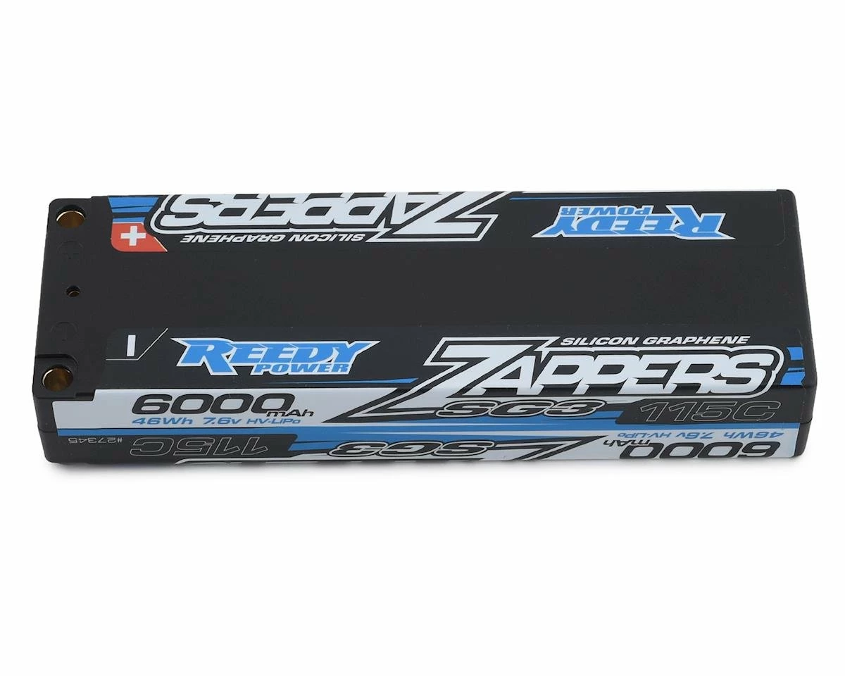 Reedy Zappers HV SG3 2S Low Profile 115C LiPo Battery (7.6V/6000mAh) w/5mm Bullets 1 Reedy Zappers HV SG3 2S Low Profile 115C LiPo Battery (7.6V/6000mAh) w/5mm Bullets