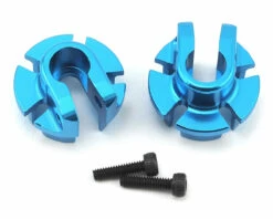 Axial 12mm Aluminum Shock Spring Retainer (Blue) (2)