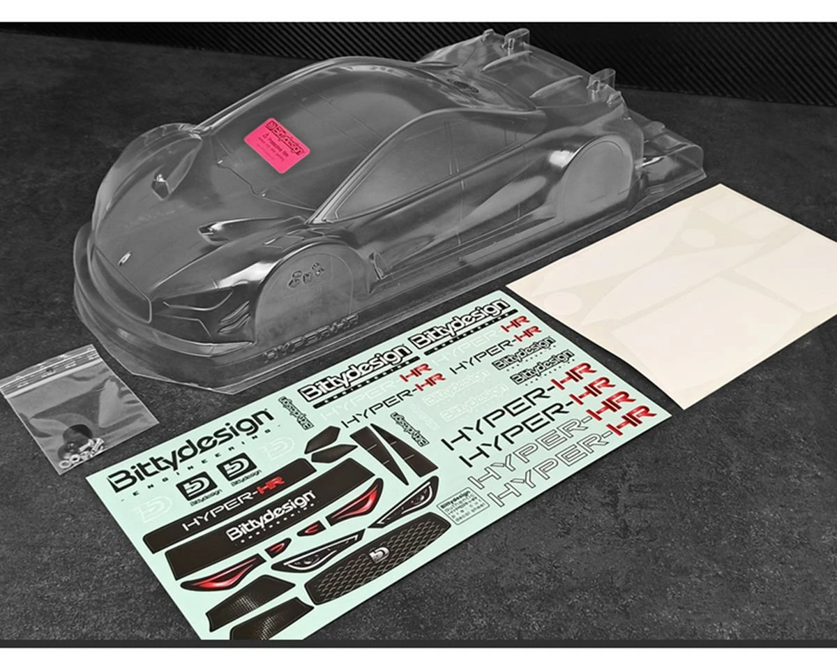 Bittydesign HYPER HR 1/10 Touring Car Body (Clear) (190mm) (Light Weight) 2 Bittydesign HYPER HR 1/10 Touring Car Body (Clear) (190mm) (Light Weight) - Image 2
