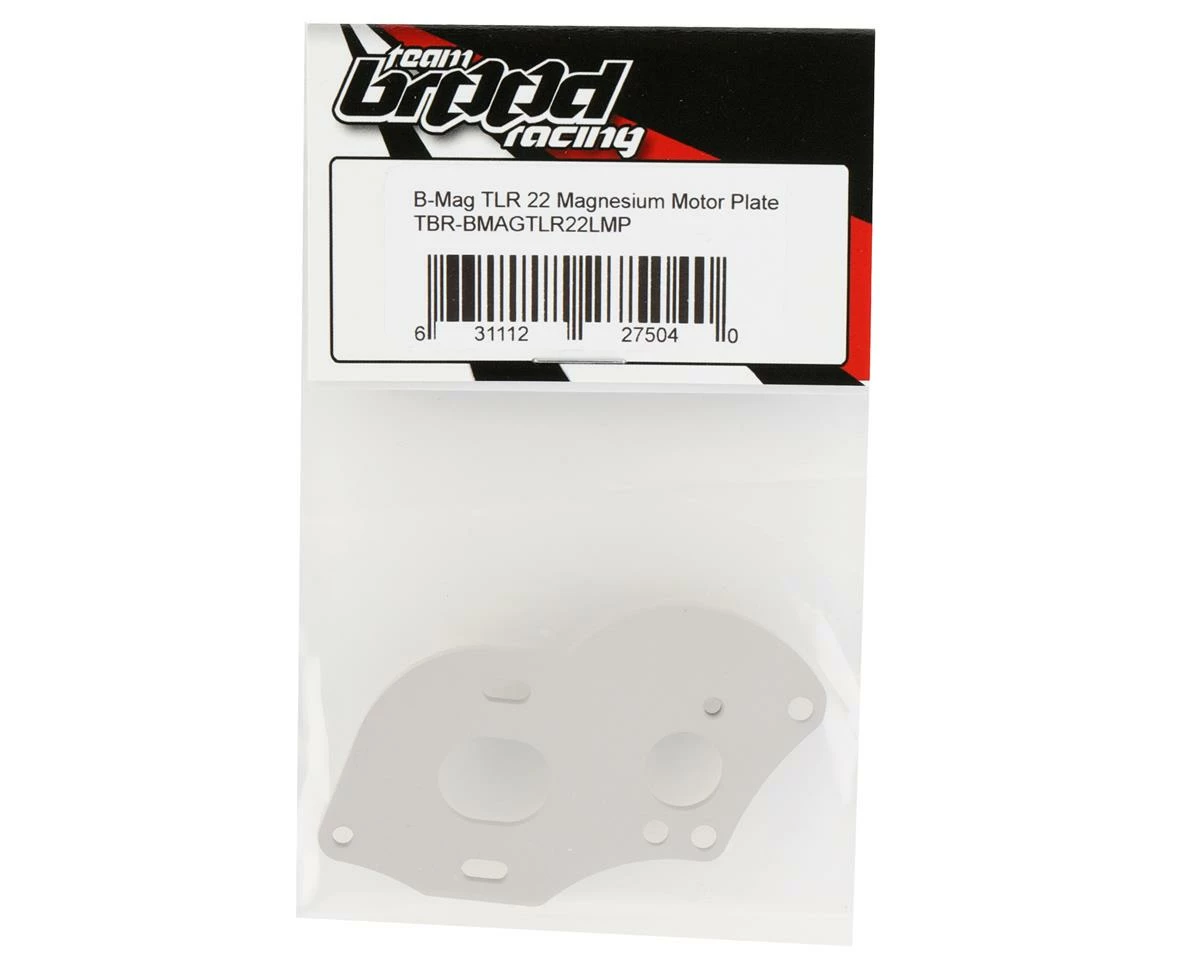Team Brood B-Mag TLR 22 4.0/5.0 Magnesium 3-Gear Motor Plate 2 Team Brood B-Mag TLR 22 4.0/5.0 Magnesium 3-Gear Motor Plate - Image 2