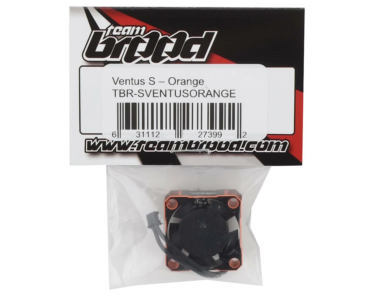 Team Brood Ventus S Aluminum 25mm Cooling Fan (Orange) 2 Team Brood Ventus S Aluminum 25mm Cooling Fan (Orange) - Image 2