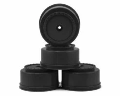 DE Racing 12mm Hex "Borrego" Short Course Wheels (Black) (4) (22SCT/TEN-SCTE)