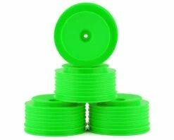DE Racing "Speedline PLUS" Short Course Wheels (Green) (4) (SC5M) w/12mm Hex