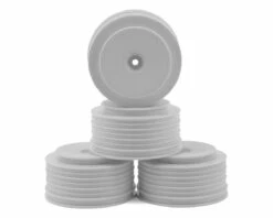 DE Racing "Speedline PLUS" Short Course Wheels (White) (4) (SC5M) w/12mm Hex