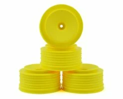 DE Racing Speedline PLUS Short Course Wheels (Yellow) (4) (SC6/Slash/Blitz) w/12mm Hex
