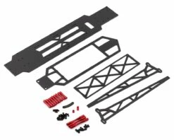 DragRace Concepts DragPak Slash Drag Race Conversion Kit Combo (MidMotor) (Red) w/Shock Towers, Wheelie Bar & Mount