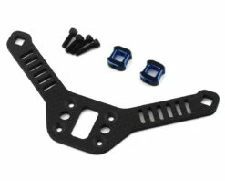 DragRace Concepts DR10 Carbon Fiber 24mm Extended Rear Body Mount Kit (Blue)