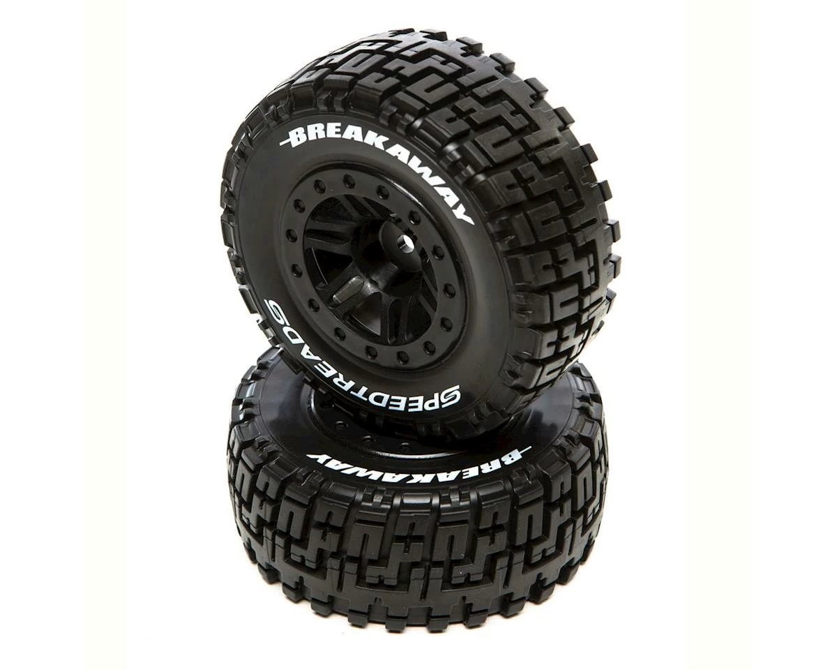 DuraTrax SpeedTreads Breakaway Short Course Rear Tires w/12mm Hex (Black) (2) 1 DuraTrax SpeedTreads Breakaway Short Course Rear Tires w/12mm Hex (Black) (2)