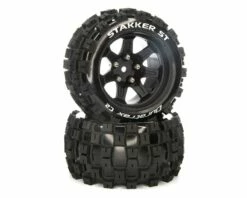 DuraTrax Stakker ST 2.8" 2WD Front/Rear Truck Tires w/14mm Hex (Black) (2)