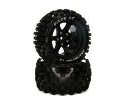 DuraTrax Faze ST 2.8" 2WD Front/Rear Truck Tires w/14mm Hex (Black) (2)