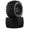 DuraTrax Lockup ST Belted 3.8" Pre-Mounted Truck Tires w/17mm Hex (Black) (2)