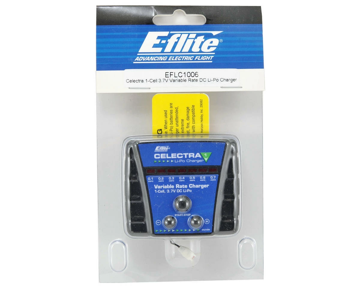E-flite Celectra Variable Rate DC 1-Cell LiPo Charger 2 E-flite Celectra Variable Rate DC 1-Cell LiPo Charger - Image 2