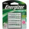 Energizer Rechargeable AA NiMH E² Batteries (4)