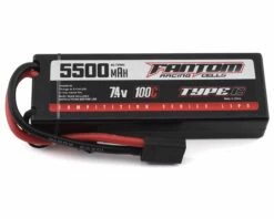 Fantom Competition Series 2S LiPo 100C Battery (7.4V/5500mAh) w/Traxxas Connector