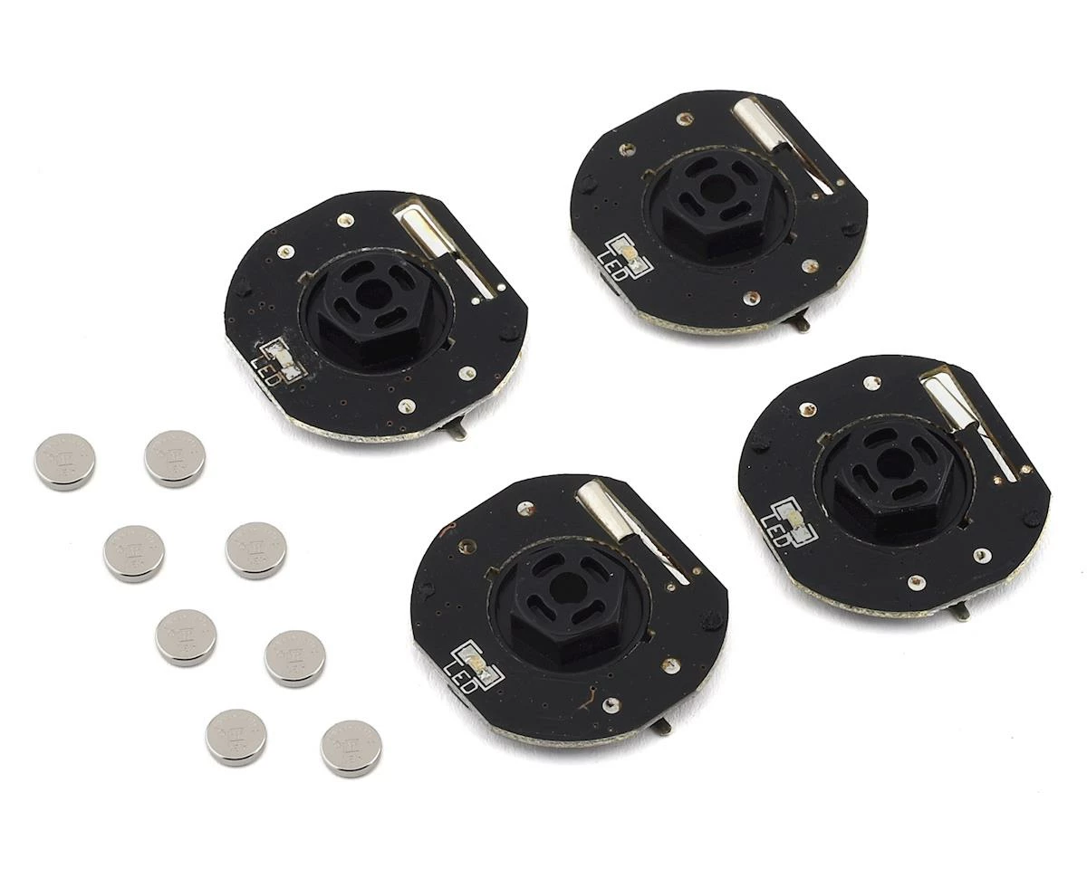 Firebrand RC Supafly 1/10 Wheel Hub LED Lights (Red) 1 Firebrand RC Supafly 1/10 Wheel Hub LED Lights (Red)