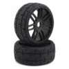 GRP GT - TO1 Revo Belted Pre-Mounted 1/8 Buggy Tires (Black) (2) (S1) w/17mm Hex