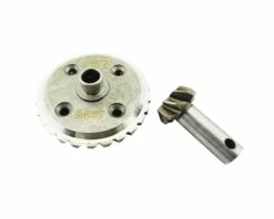 Hot Racing Savage Hardened Steel Spiral Cut Ring & Pinion Gear (26/8T)