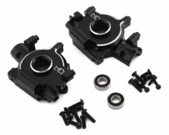 Hot Racing Losi Super Baja Rey/Rock Rey Aluminum Front Gear Box/Bulkhead (Black)