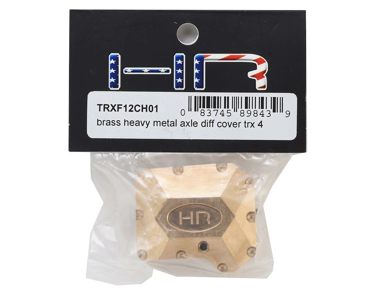 Hot Racing Traxxas TRX-4 Brass Heavy Metal Axle Diff Cover 2 Hot Racing Traxxas TRX-4 Brass Heavy Metal Axle Diff Cover - Image 2