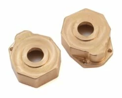 Hot Racing Traxxas TRX-4 Brass Heavy Metal Knuckle Portal Cover (2)