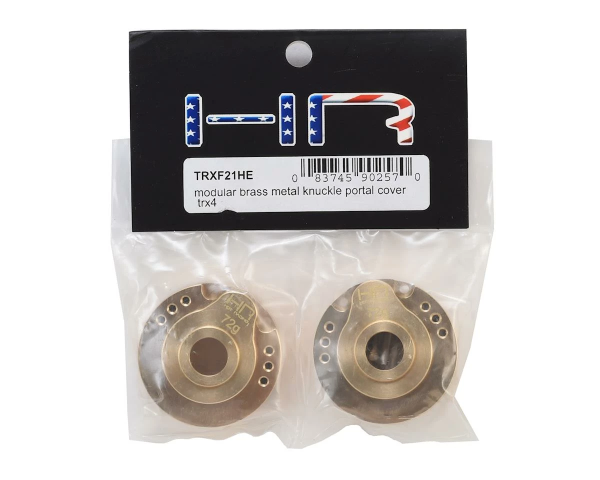 Hot Racing Traxxas TRX-4 Modular Brass Metal Knuckle Portal Cover 2 Hot Racing Traxxas TRX-4 Modular Brass Metal Knuckle Portal Cover - Image 2
