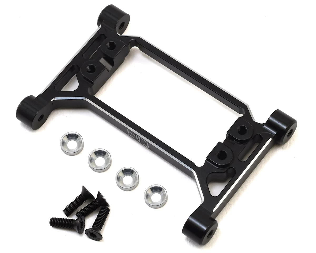 Hot Racing Traxxas TRX-4 Aluminum Steering Servo Mount (Black) 1 Hot Racing Traxxas TRX-4 Aluminum Steering Servo Mount (Black)