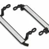 Hot Racing Traxxas TRX-4 Aluminum Diamond Rock Rail Side Step (Black) (2)