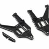 Hot Racing Traxxas Unlimited Desert Racer Aluminum Front Lower Arms (Black)