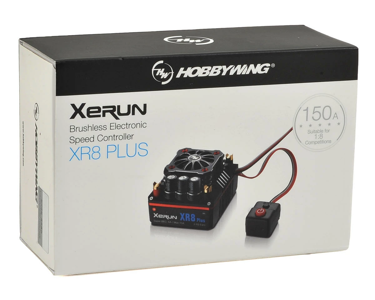 Hobbywing Xerun XR8 Plus 1/8 Competition Sensored Brushless ESC 3 Hobbywing Xerun XR8 Plus 1/8 Competition Sensored Brushless ESC - Image 3