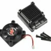 Hobbywing Aluminum XR10 Pro 160A ESC Top Case Set (Black)