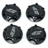 JConcepts Fin 17mm 1/8th Serrated Light Weight Wheel Nut (Black) (4)