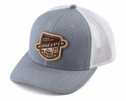 JConcepts Heritage 21 Snapback Round Bill Hat (Grey/White) (One Size Fits Most)