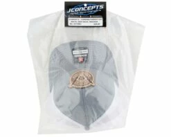JConcepts Forward Pursuit 2022 Snapback Round Bill Hat (Grey/White) (One Size Fits Most) -cars trucks Sales Shop jco2974wg 2