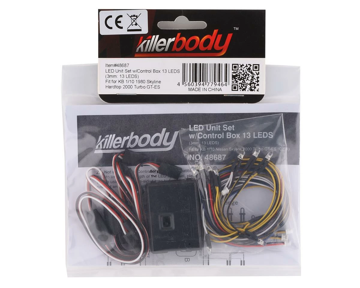 Killerbody Nissan Skyline 2000 Turbo GT-ES LED Light Set w/Light Controller (13 3mm LEDs) 2 Killerbody Nissan Skyline 2000 Turbo GT-ES LED Light Set w/Light Controller (13 3mm LEDs) - Image 2