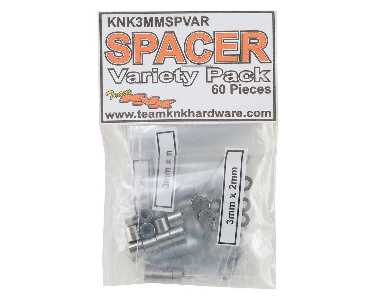 Team KNK Aluminum Spacer Variety Pack (60) 1 Team KNK Aluminum Spacer Variety Pack (60)