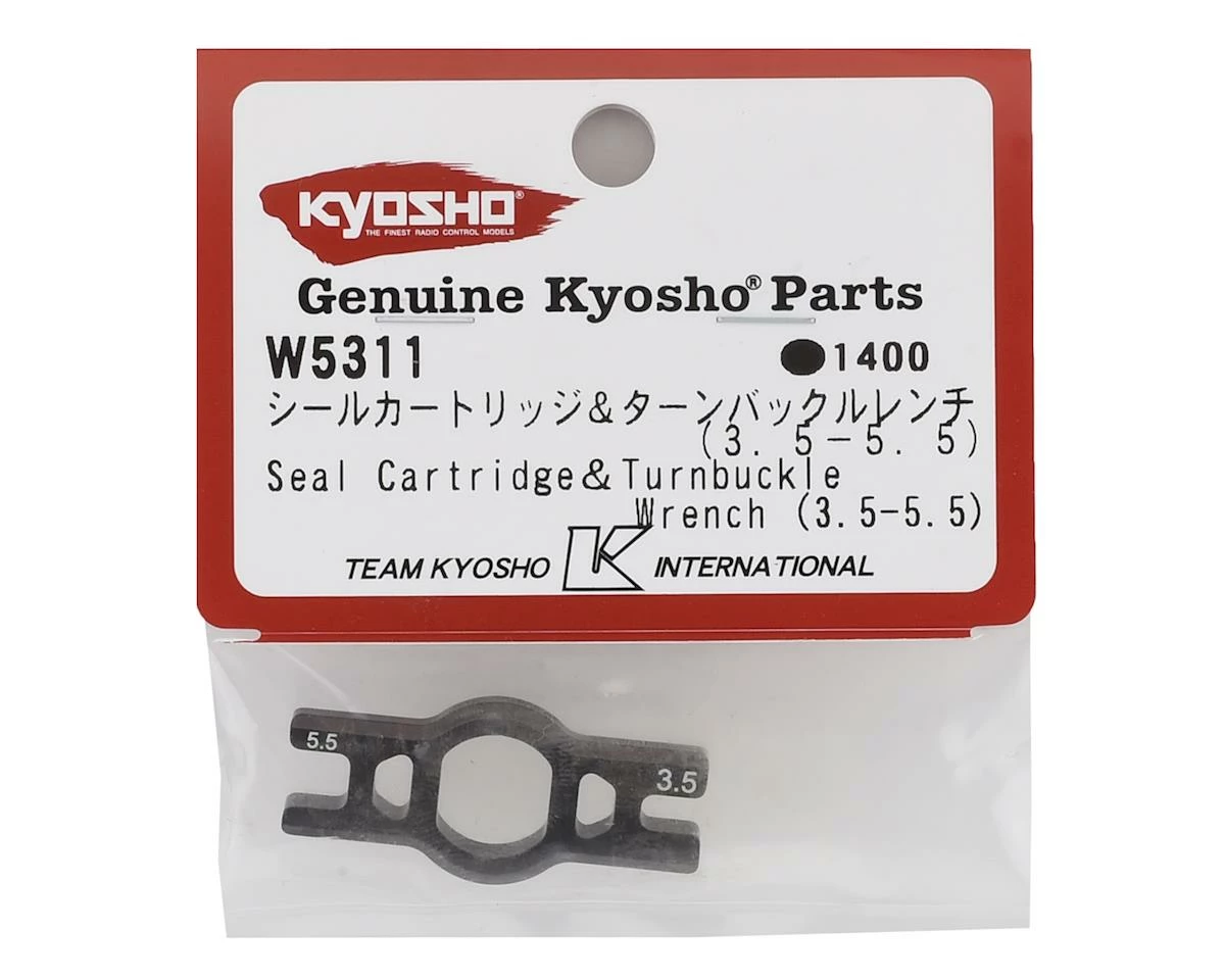 Kyosho Seal Cartridge & Turnbuckle Wrench (3.5-5.5) 2 Kyosho Seal Cartridge & Turnbuckle Wrench (3.5-5.5) - Image 2