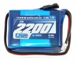 LRP VTEC 2S LiPo Hump Receiver Battery Pack (7.4V/2200mAh)